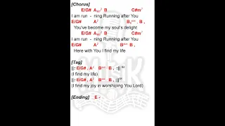 RUNNING | instrumental | key of E | lyrics and chords | praise and worship