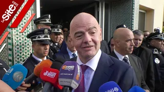 Tirage du Mondialio: Infantino s'exprime après son arrivée au Maroc