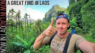 Travel Laos: Vang Vieng's Hidden Blue Lagoon | Vang Vieng Laos S.E.Asia (2019)