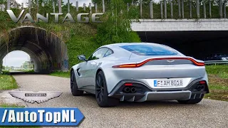 NEW! ASTON MARTIN VANTAGE V8 BiTurbo LOUD! EXHAUST SOUND TUNNEL REVS & ONBOARD by AutoTopNL