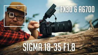 Sony FX30 + Sigma 18-35 (mc-11 adapter)