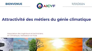 Attractivité des métiers du Génie Climatique