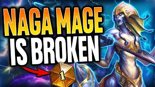 RANK 1 LEGEND NAGA MAGE | Sunken City | Hearthstone