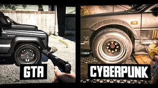 Физика GTA 5 лучше чем в Cyberpunk 2077