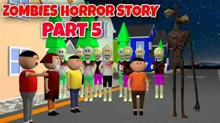 Zombies Horror Story Part 5 | Siren Head Game | Cartoon Movies | Best Animated Movies | 3d Animation