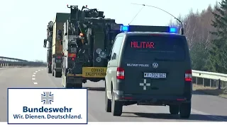 Logistik bei Enhanced Forward Presence: Mit den „Trapos“ unterwegs in Litauen - Bundeswehr