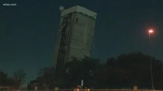 Leaning Tower of Dallas still stands more than 12 hours after scheduled implosion