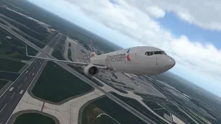 X Plane 11 Live VATSIM! ZIBO 737-800 American Airlines Baltimore (BWI) to Dallas (DFW)