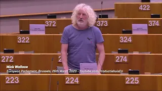 Mick Wallace slams EU bosses for doing nothing "Italy got more solidarity from China and Cuba!"