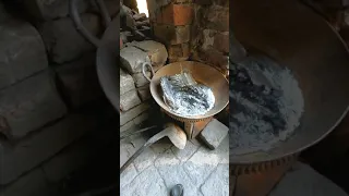 Lead Melting with iron pan