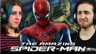 girlfriend watches *THE AMAZING SPIDER-MAN* for the first time !!