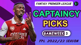 FPL CAPTAINCY PICKS  | Gameweek 3 | Transfer Tips | Fantasy Premier League Tips 22/23 |