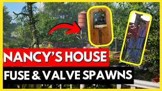 ALL VALVE AND FUSE spawn locations on the NEW MAP Nancy's House  | The Texas Chainsaw Massacre Game