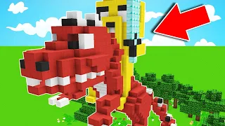 EL CABALLERO MIKECRACK Y RAPTOR 😰⚠️ BUILD BATTLE MINECRAFT