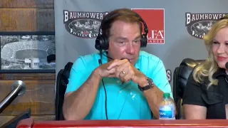 "Be where your feet are" - Coach Saban takes call from young fan on Hey Coach Show