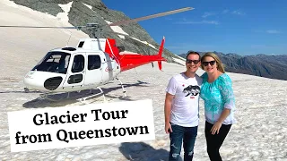 Queenstown Glacier Explorer Helicopter Tour in New Zealand! Travel Vlog!