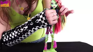 Обзор на Venus McFlytrap Base Monster High (Венера Мухоловка Базовая Школа Монстров) X3651