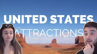 British Couple Reacts to 10 Top Tourist Attractions in the USA - Travel Video