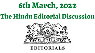 6th March 2022 - The Hindu Editorial Discussion (Student insurance, QUAD pressure, IUML worries)