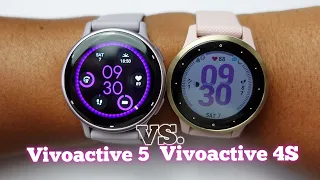 Garmin Vivoactive 4S vs Vivoactive 5