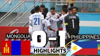 Philippines vs Mongolia | Highlights | AFC Asian Cup Qualifiers for 2023