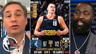 NBA TODAY | "Jokic is best player in WORLD!" - Zach Lowe tells Perk after Nuggets beat Wolves 112-97