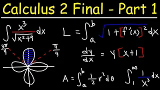 Calculus 2 Final Exam Review -