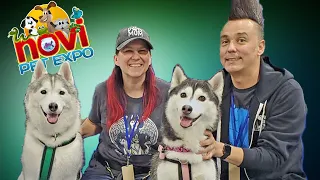 Huskies Went To The Novi Pet Expo