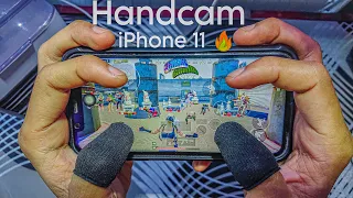 Must Watch iPhone 11  ( HANDCAM )  4 Finger Balanced + Extreme 60Fps #PUBGMOBILE