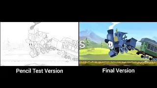 The Brave Locomotive by Andrew Chesworth Part 2 (Pencil Test vs Final Version)