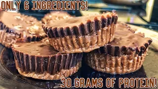 High Protein Peanut Butter Cups | Healthy Bodybuilding Recipe