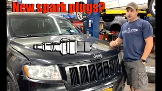 How to change spark plugs / How to replace intake manifold gasket, Pentastar? 12 Jeep Grand Cherokee