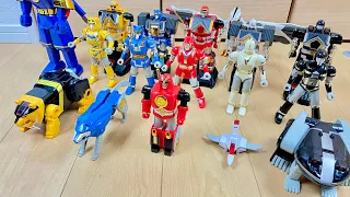 【PowerRangers season3 All megazord】初の忍者戦隊⁉︎カクレンジャーの全DXロボで遊んでみた