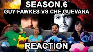 Guy Fawkes vs Che Guevara - ERB Season 6 (Group Reaction) - Awkward Mafia Watches