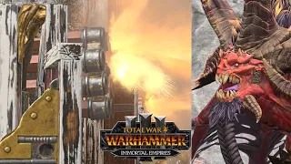 BLAST HELL - Khorne vs Empire // Total War: WARHAMMER 3 Immortal Empires Domination
