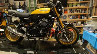 Z900RS SE Pyramid Plastics, Rear Hugger Extension, Front Fender Extension and Frame Plugs Install