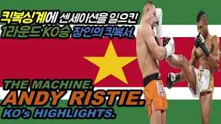 The Machine【-70kg 🇨🇲Andy Ristie】Tko Highlights.