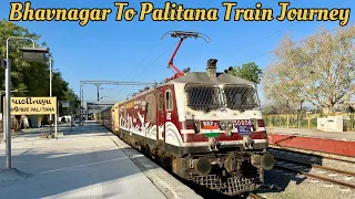 Exploring Beautiful Rail Route of Indian Railway 😍 | Bhavnagar to Palitana Train Journey