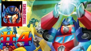 Уничтожаем свиней в angry birds transformers  прохождение gameplay