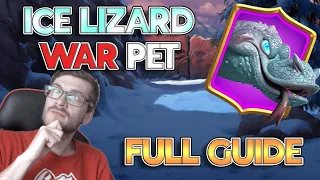 ICE LIZARD HAS A SECRET PASSIVE! Full War Pet Guide, Skills, Attributes & Hero Pairings Explained!