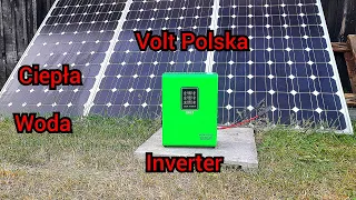 Przetwornica fotowoltaika do grzania wody. Off grid bezpośredni prąd z paneli Volt Polska