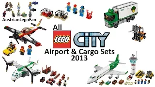 All Lego City Airport & Cargo Sets 2013 - Lego Speed Build Review