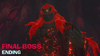 Zelda: Tears of the Kingdom - Ganondorf Final Boss & ENDING (+Post-Credit Scenes) 4K
