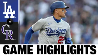 Dodgers vs. Rockies Highlights (7/29/22) | MLB Highlights