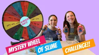 Mystery Wheel of SLIME CHALLENGE!!  Featuring Emily ‘n’ Crafts!!