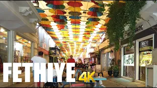 Fethiye, Turkey walking tour 4k 60fps