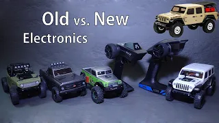 Axial SCX24: Old Electronics vs. New V2 Electronics