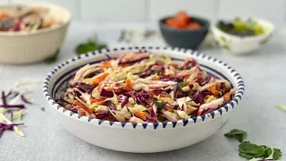 Греческий салат из капусты – без майонеза