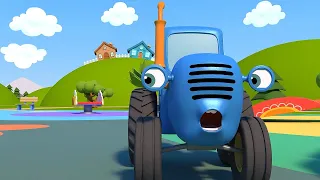 Синий трактор 3D: Новые серии для детей - Увлекательные мультфильмы про машинки!