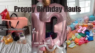 Preppy Birthday Hauls!!